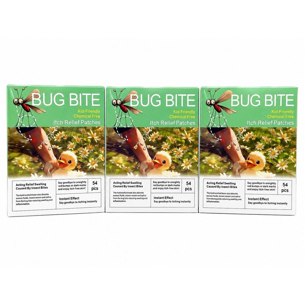 Big Bite Patches Kid Friendly Chemical Free 54 Pcs
